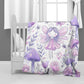 Whimsical Bloom Baby Fleece Blanket by Wikus Schalkwyk