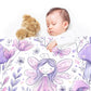 Whimsical Bloom Baby Fleece Blanket by Wikus Schalkwyk