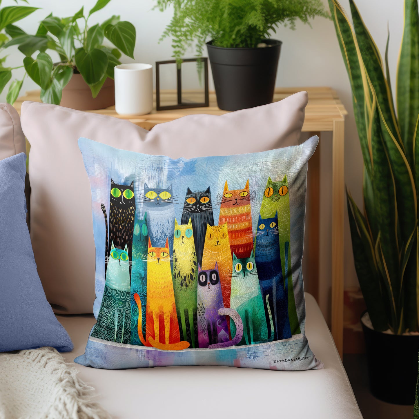Whimsical Feline Spectrum Luxury Scatter by Wikus Schalkwyk
