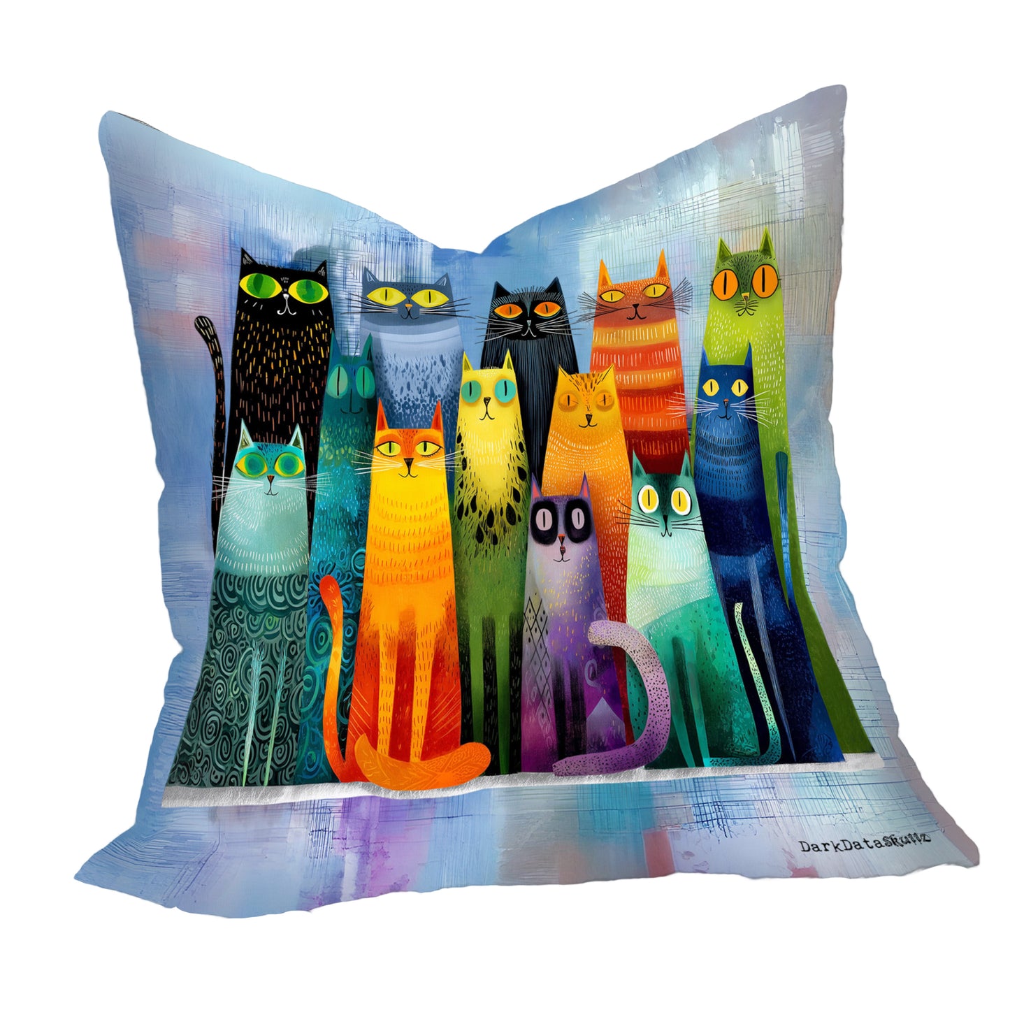 Whimsical Feline Spectrum Luxury Scatter by Wikus Schalkwyk