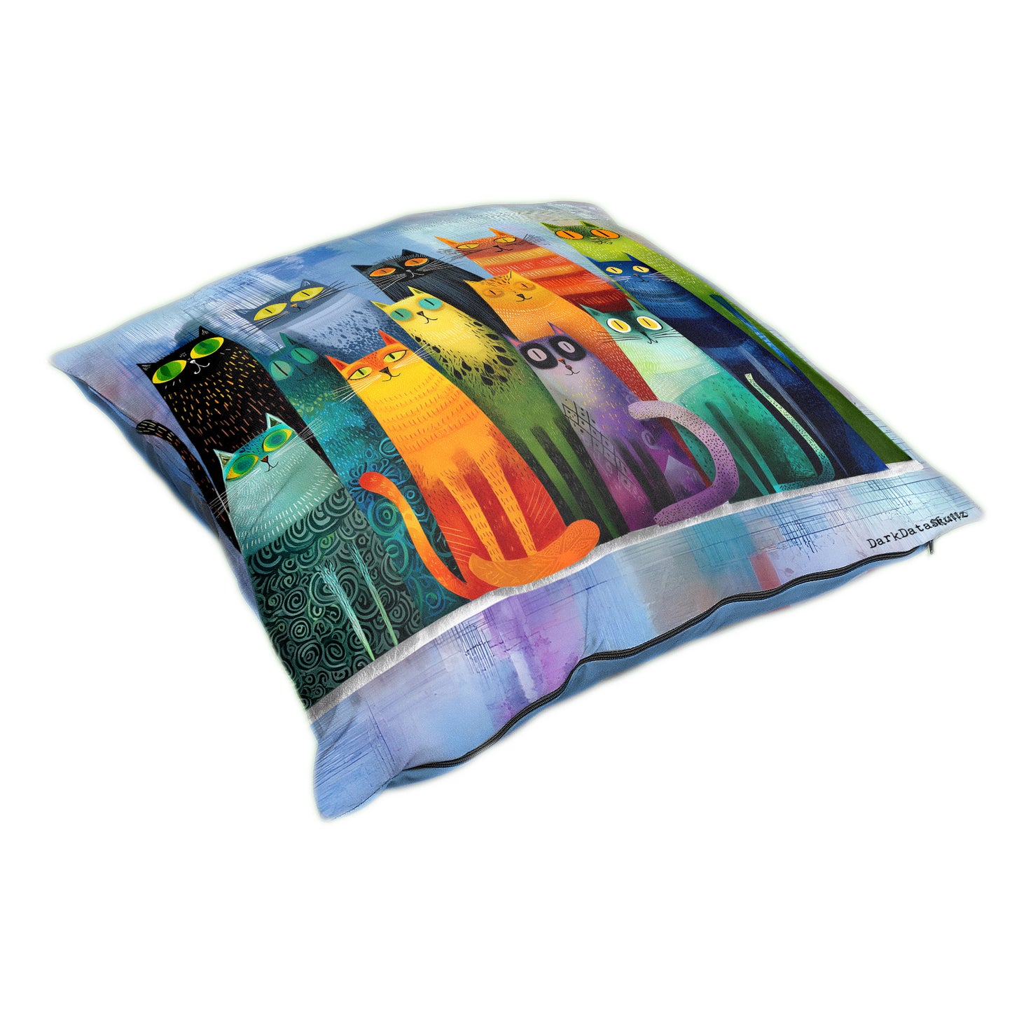 Whimsical Feline Spectrum Luxury Scatter by Wikus Schalkwyk