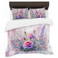 Swirling Rose Duvet Cover Set