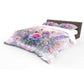 Swirling Rose Duvet Cover Set