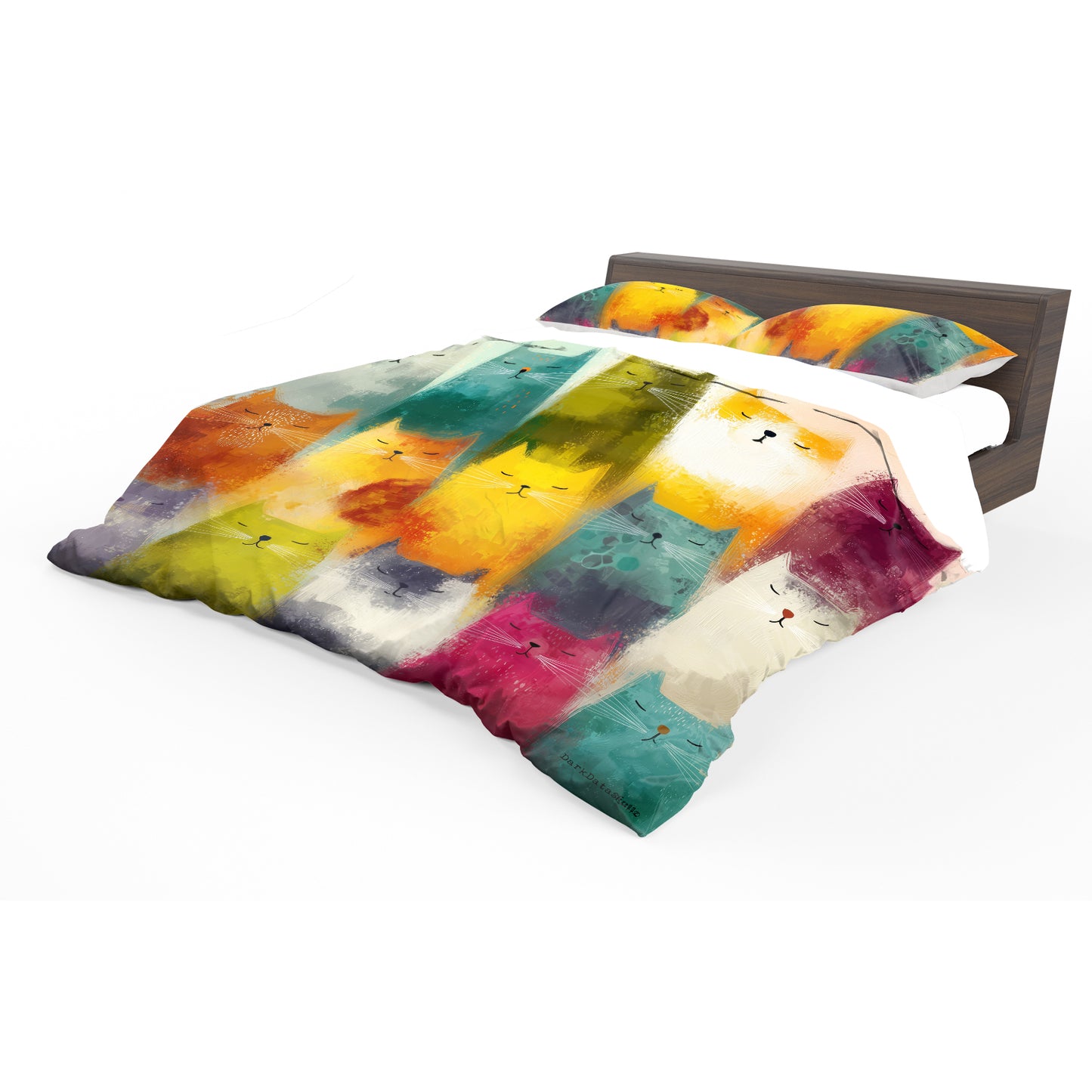 Whimsical Purrade Duvet Cover Set by Wikus Schalkwyk