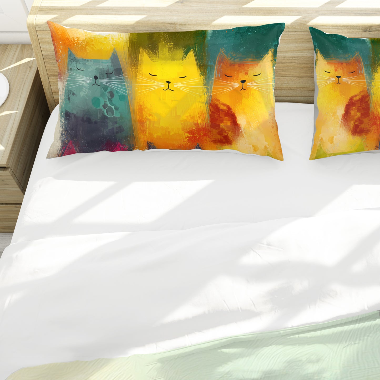 Whimsical Purrade Duvet Cover Set by Wikus Schalkwyk