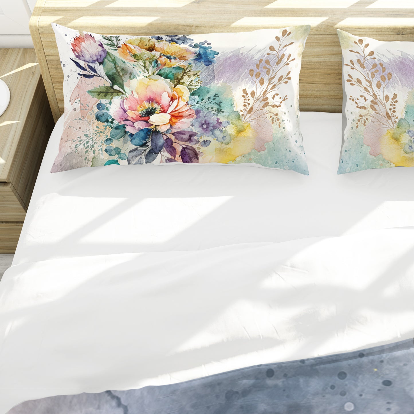 Whimsical Wildflower Bouquet Duvet Cover Set