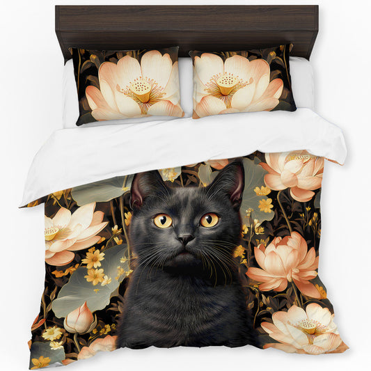 Whiskers In The Gloom Duvet Cover Set by Wikus Schalkwyk
