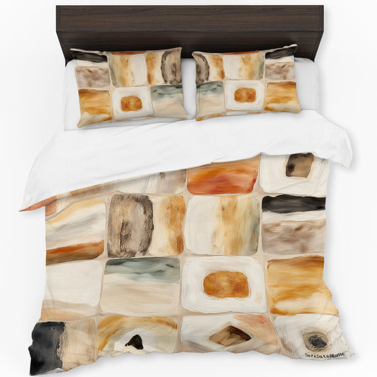 Whispered Textures Duvet Cover Set by Wikus Schalkwyk