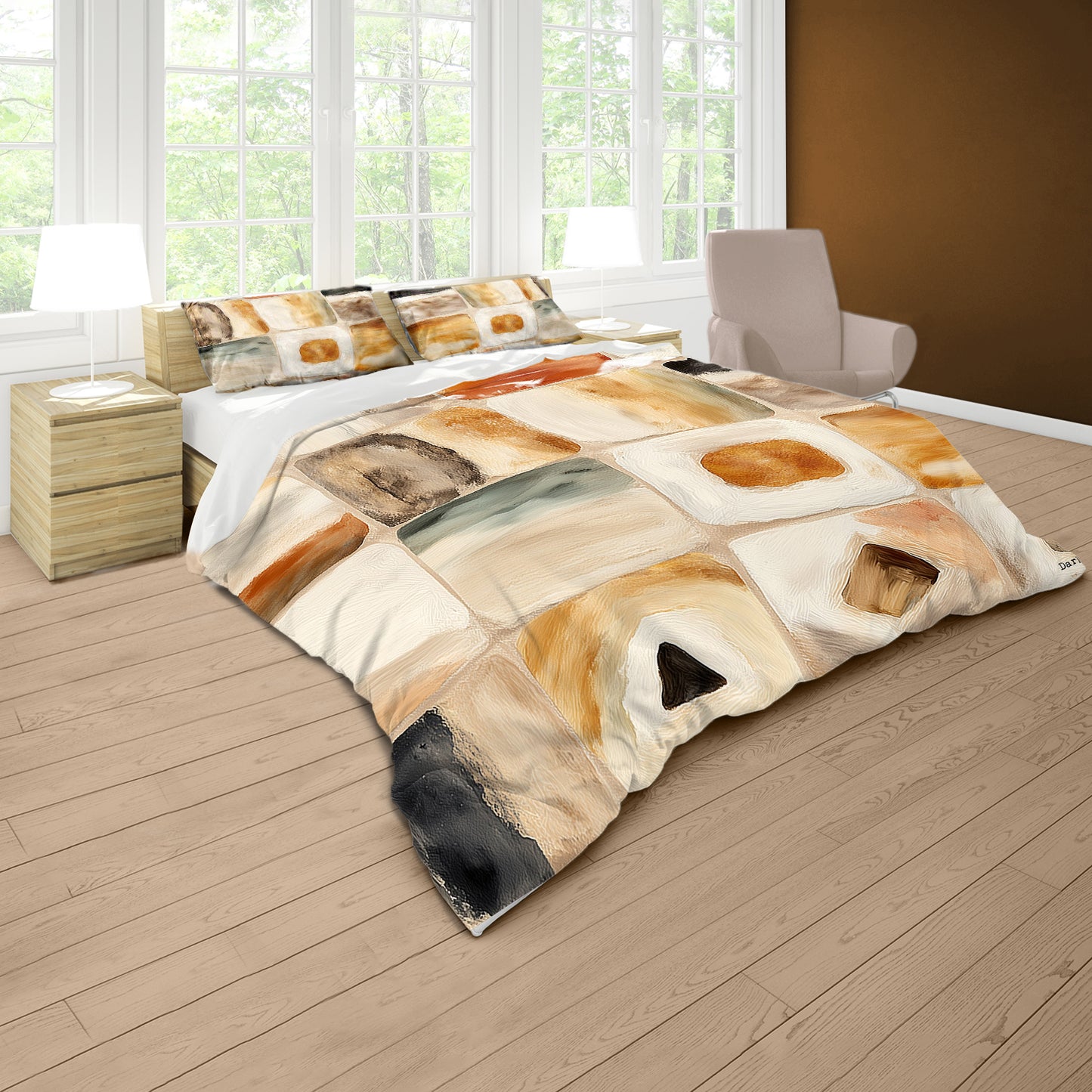 Whispered Textures Duvet Cover Set by Wikus Schalkwyk
