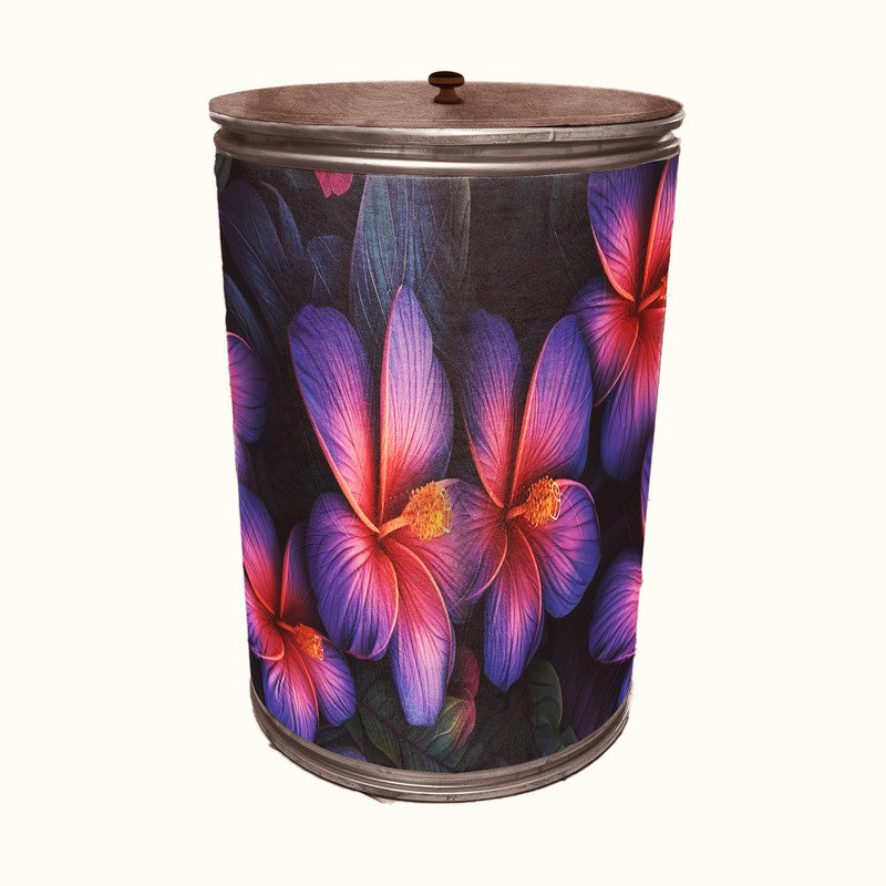 Whispering Lillies Drum Decoupage