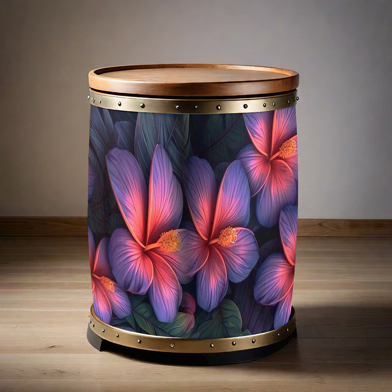 Whispering Lillies Drum Decoupage