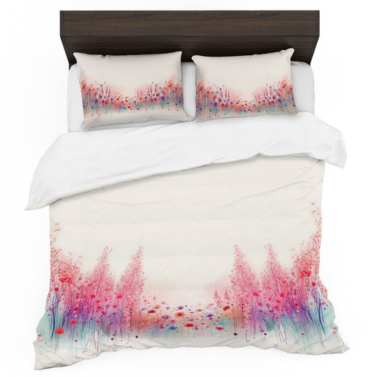 Whispering Flowers Duvet Cover Set