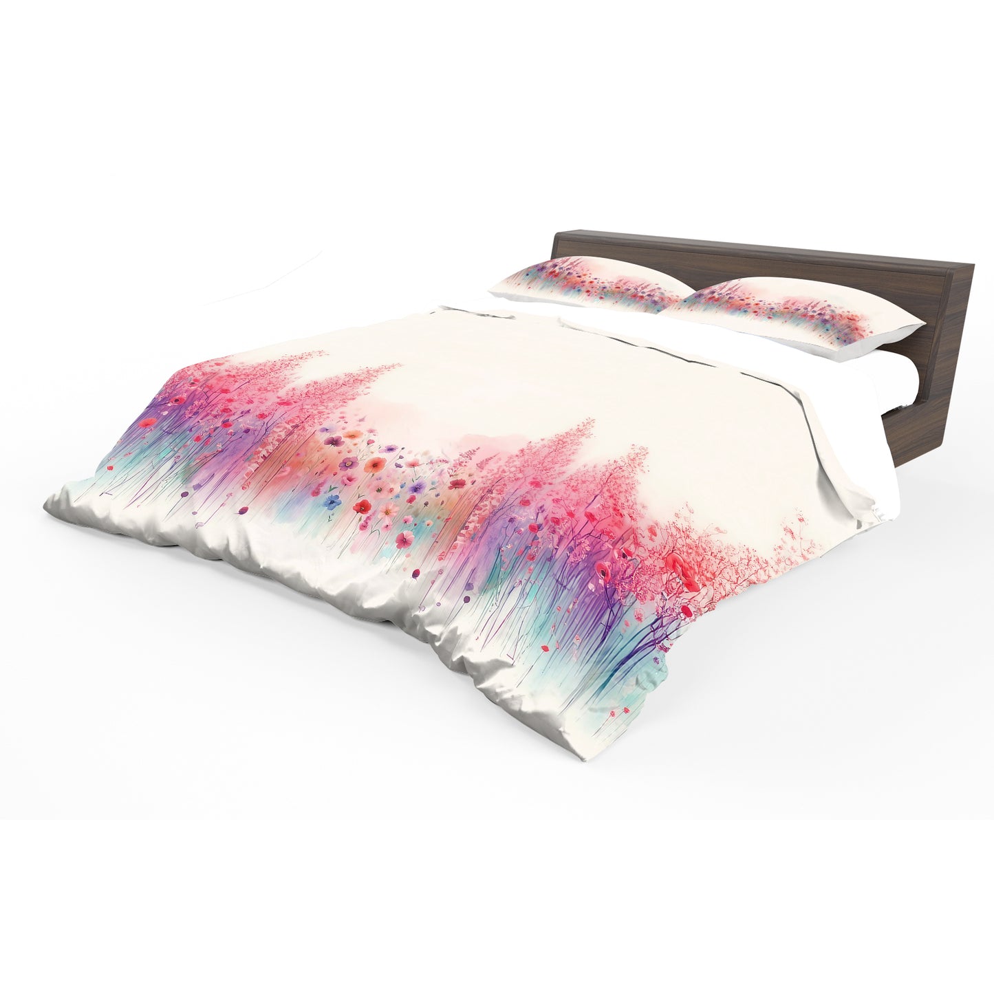 Whispering Flowers Duvet Cover Set