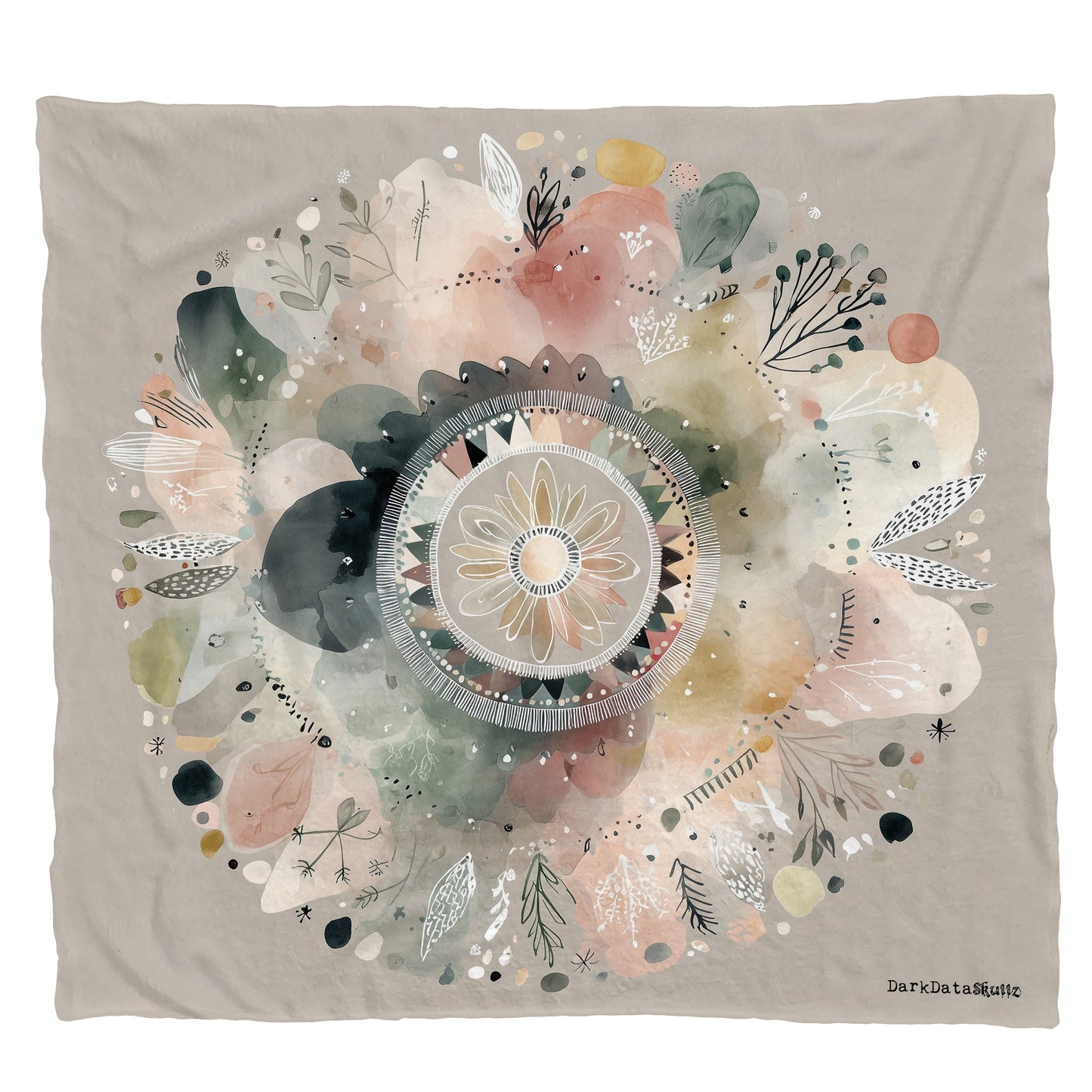 Whispering Petals Light Weight Fleece Blanket by Wikus Schalkwyk