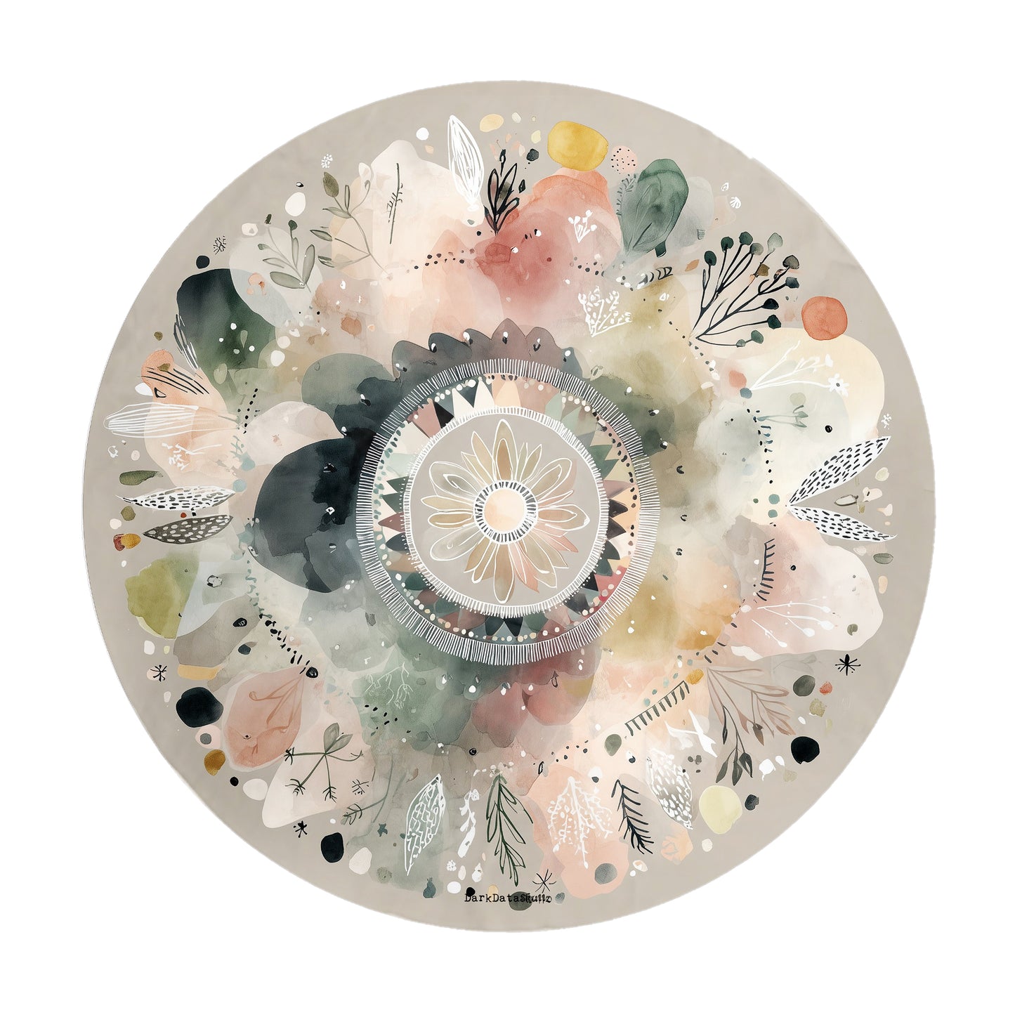 Whispering Petals Round Tablecloth by Wikus Schalkwyk