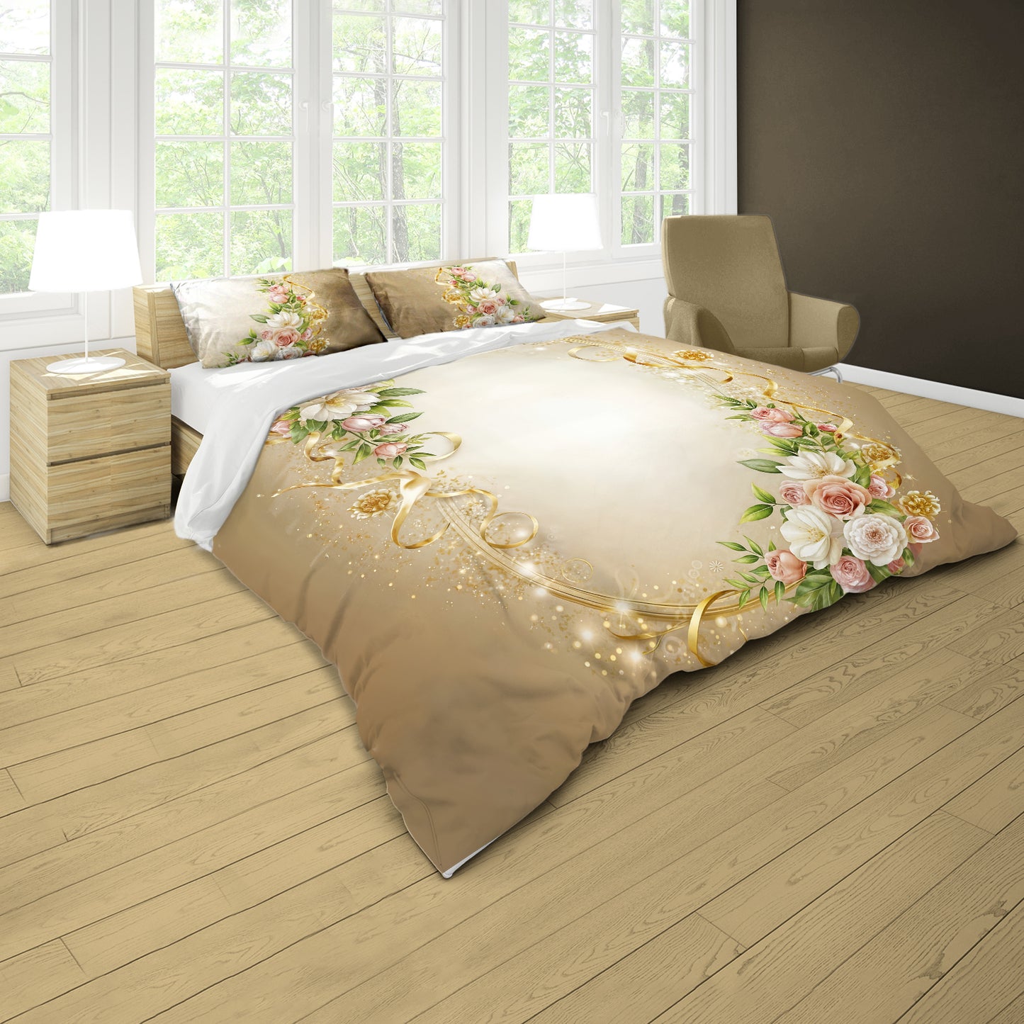 Whispering Roses Duvet Cover Set