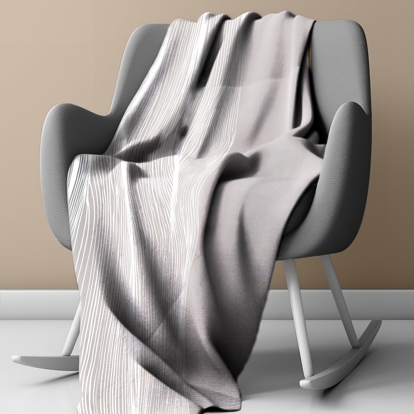 Whispering Tides Light Weight Fleece Blanket by Wikus Schalkwyk