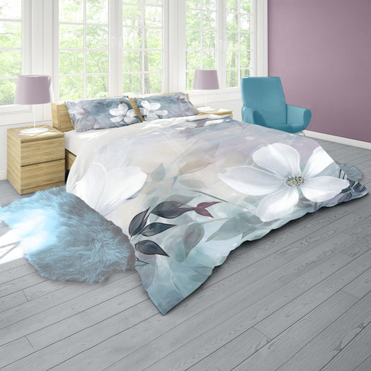 Whispering Flowers Duvet Cover Set