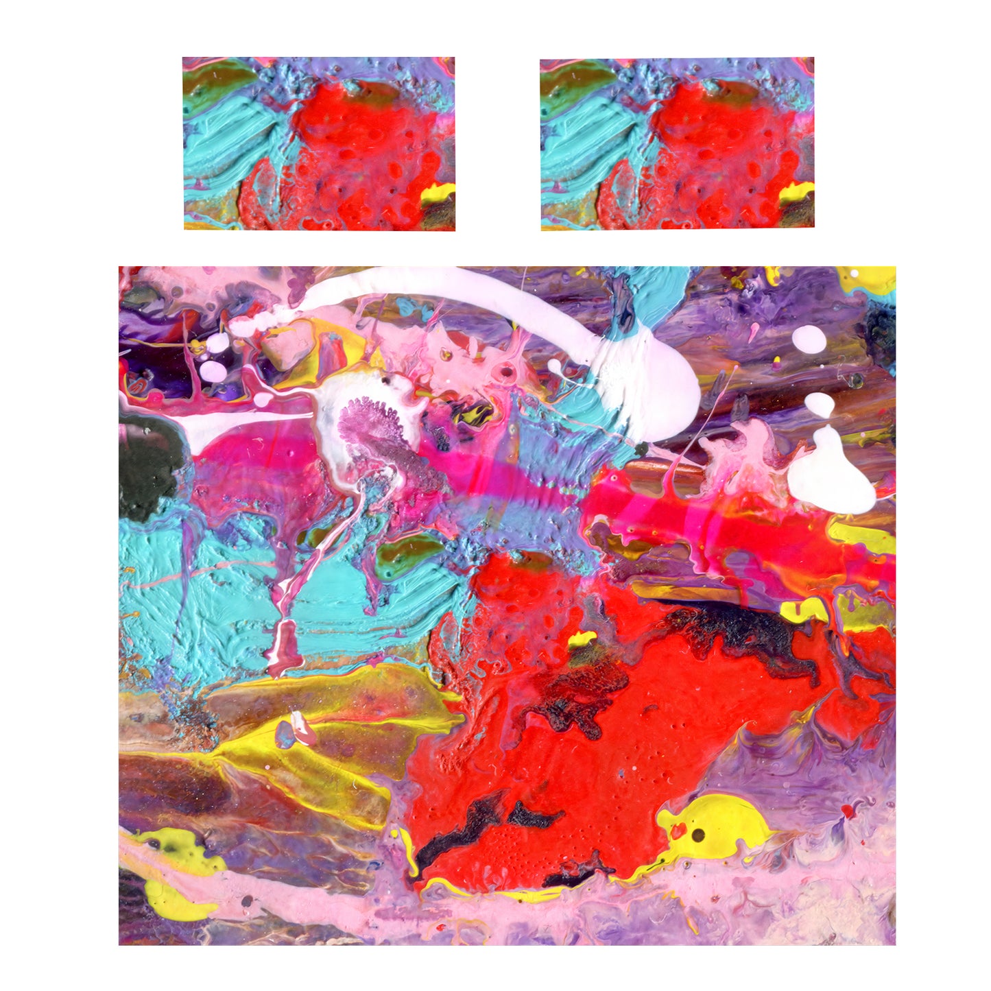 Whispers of Color Duvet Cover Set