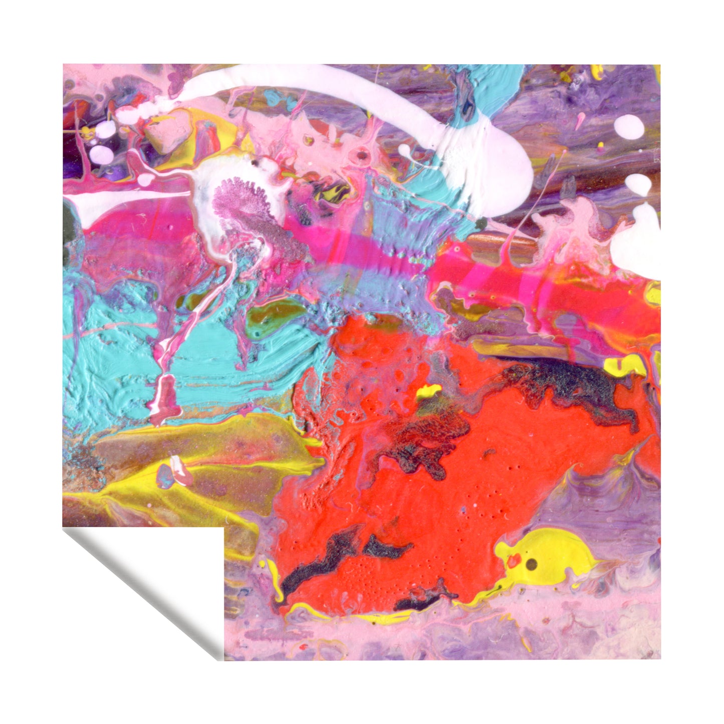 Whispers of Color Square Tablecloth