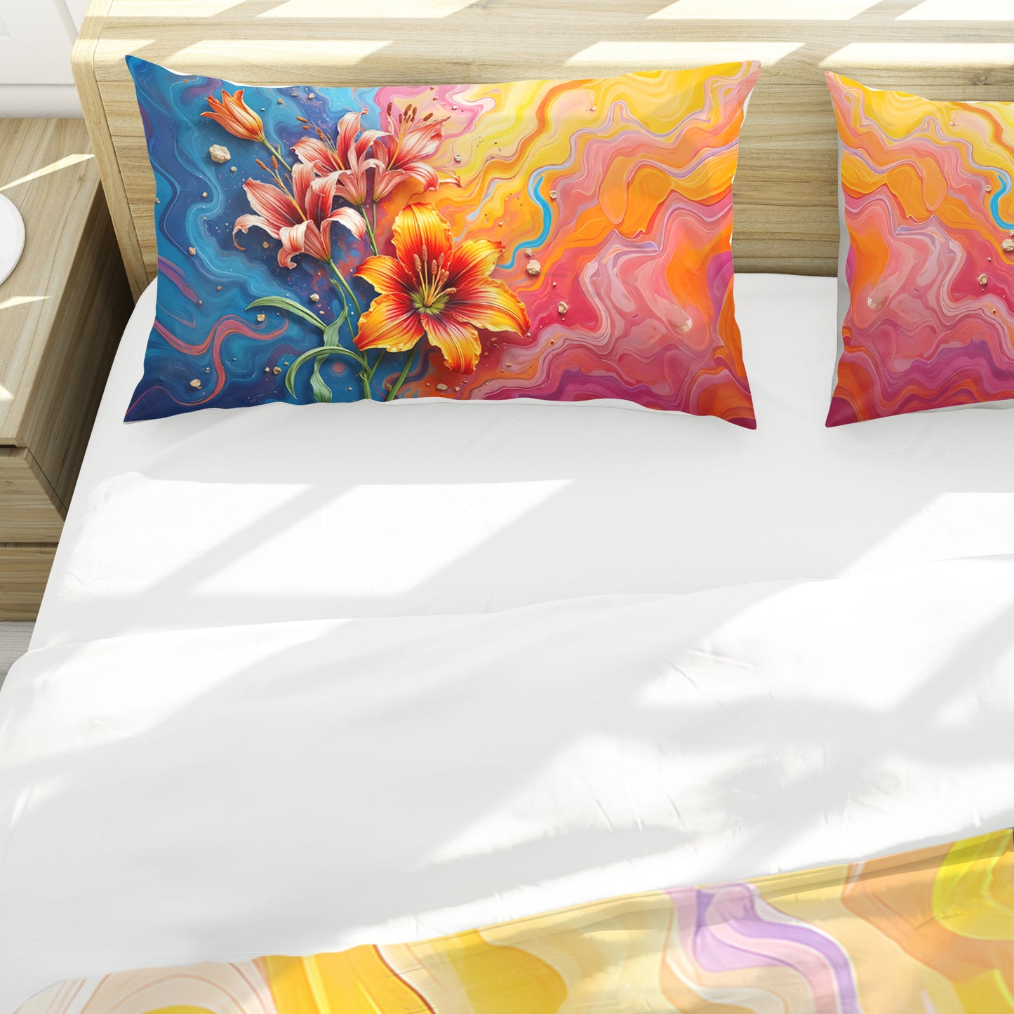 Whispers of the Tiger Lily Duvet Cover Set