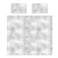 White And Grey Gloss Duvet Cover Set