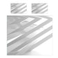 White Beams Duvet Cover Set
