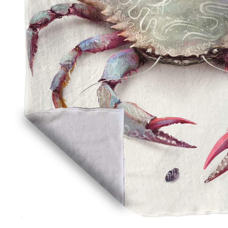 White Crab Light Weight Fleece by Vlad Mel
