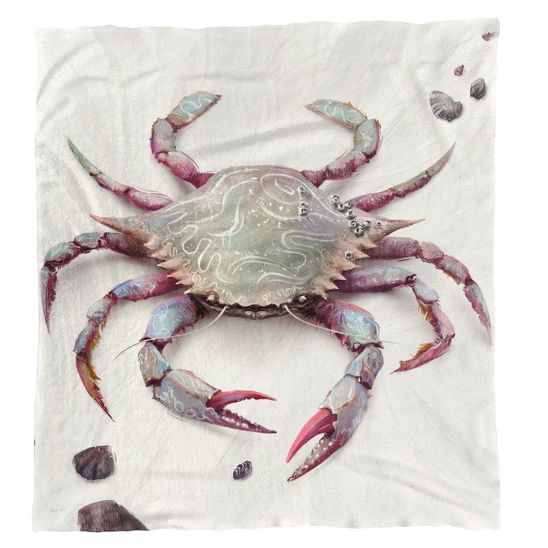 White Crab Light Weight Fleece by Vlad Mel