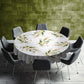 White Flower Blossom Vines Round Tablecloth by Mark van Vuuren