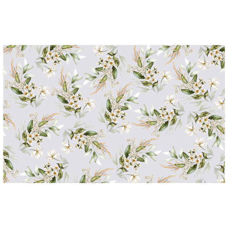 White Flower Blossoms Vines Rectangle Tablecloth by Mark van Vuuren