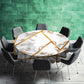 White Marble Round Tablecloth