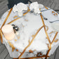 White Marble Round Tablecloth