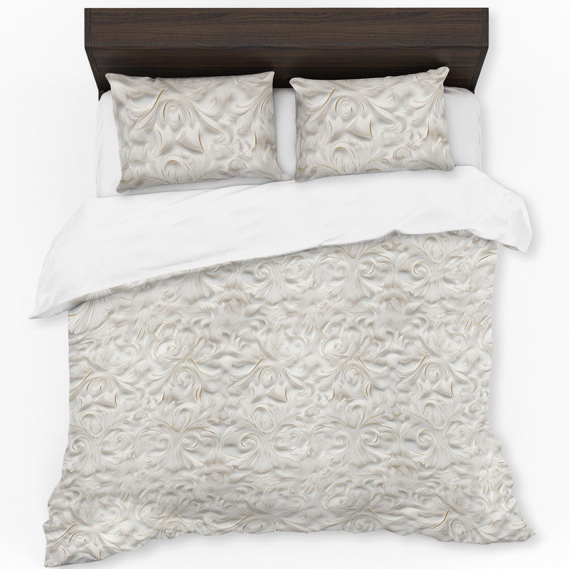 White Spanish Lunaflor Duvet Cover Set