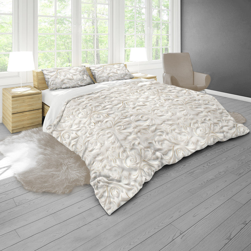 White Spanish Lunaflor Duvet Cover Set