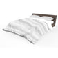 White Triangular Geometry Duvet Cover Set