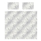 White Velflora Shadows Duvet Cover Set