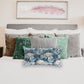 White Waterlilies Oblong Luxury Scatter