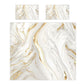 White and Gold Duvet Cover Set