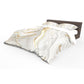White and Gold Duvet Cover Set