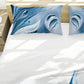White Aqua Lotus Duvet Cover Set