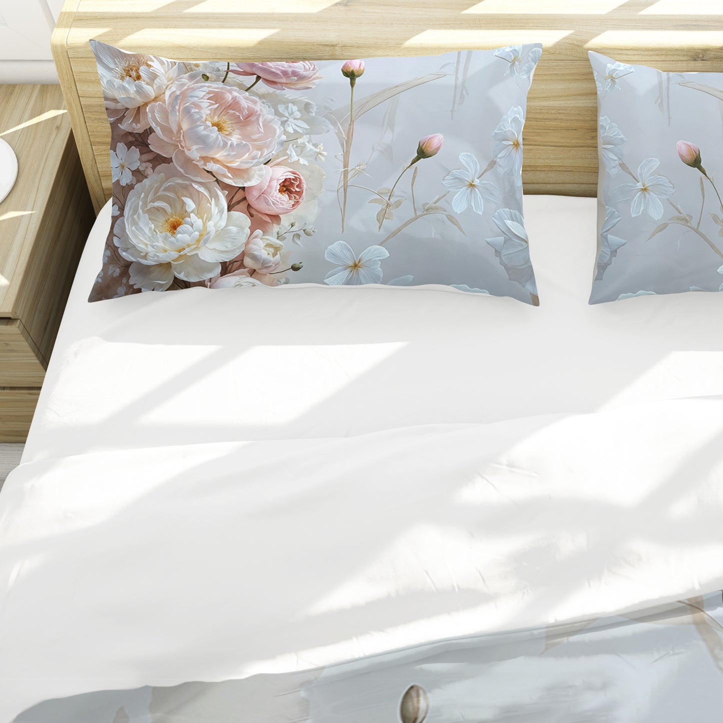 White Beauty Duvet Cover Set