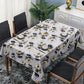 White Floral Vines Rectangle Tablecloth By Mark Van Vuuren