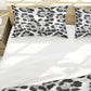 White Imitation Leopard Skin Duvet Cover Set