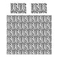 White Imitation Leopard Skin Duvet Cover Set
