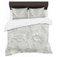 White Leaves Duvet Cover Set