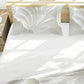 White Leaves Duvet Cover Set