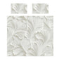 White Leaves Duvet Cover Set