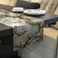 White Proteas Table Runner by Mark van Vuuren
