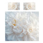 White Rose Duvet Cover Set